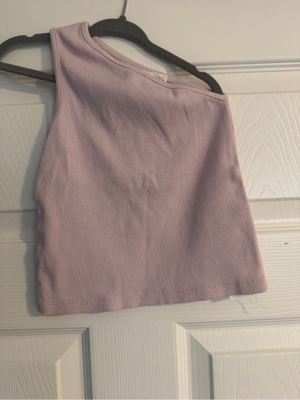Mango Girls One-Shoulder Ribbed Tank Top - Picture 5 of 7